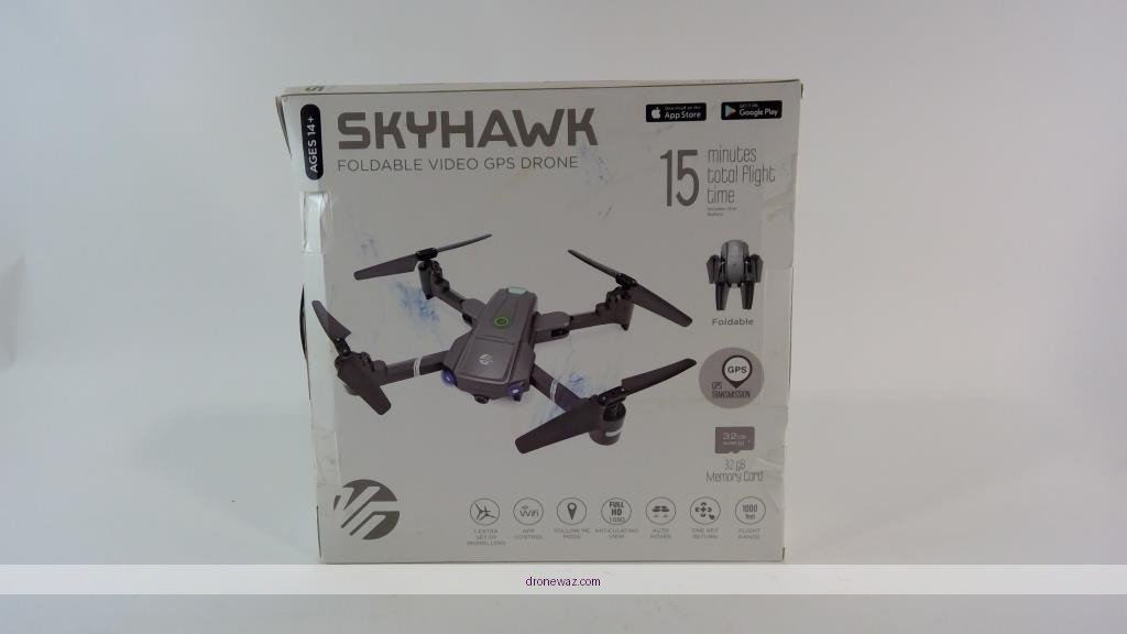 Skyhawk Foldable Video Gps Drone Logo
