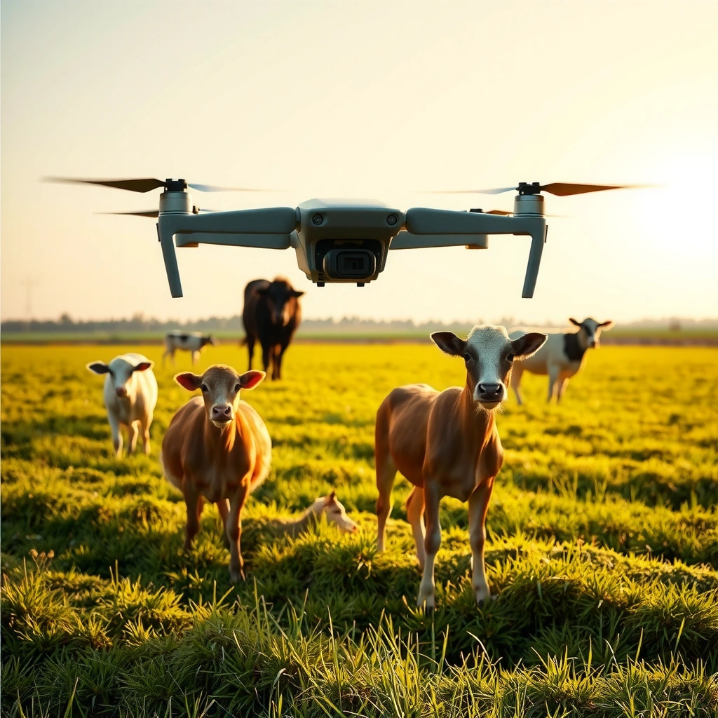 Drone - can a drone be used to watch over livestock
