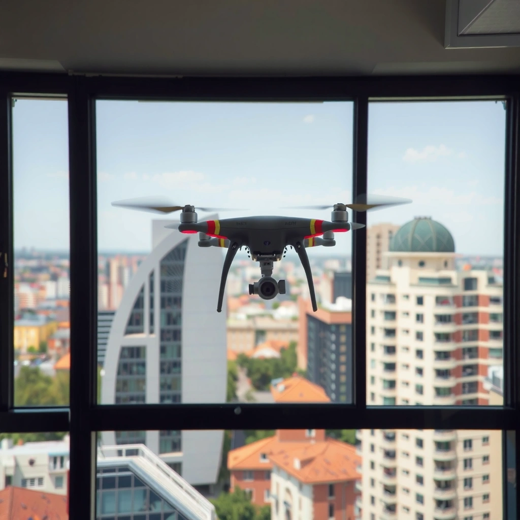 Drone - can a drone break a highrise window