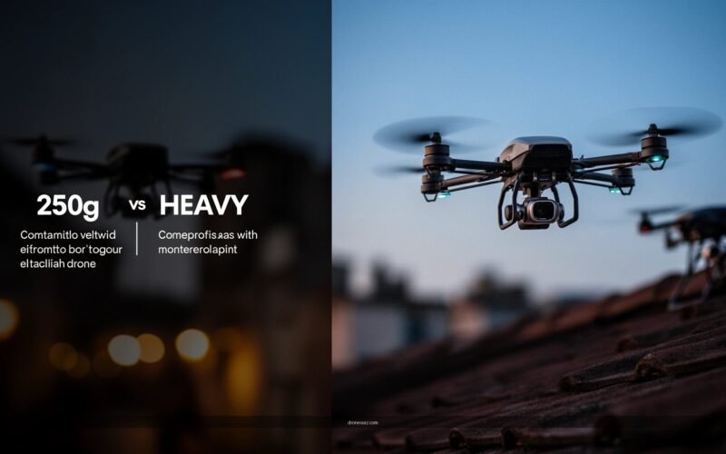 Under 250g Drone vs Heavy Drone: Key Differences Explained