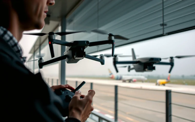 Can a Certified Drone Pilot Fly Near an Airport?