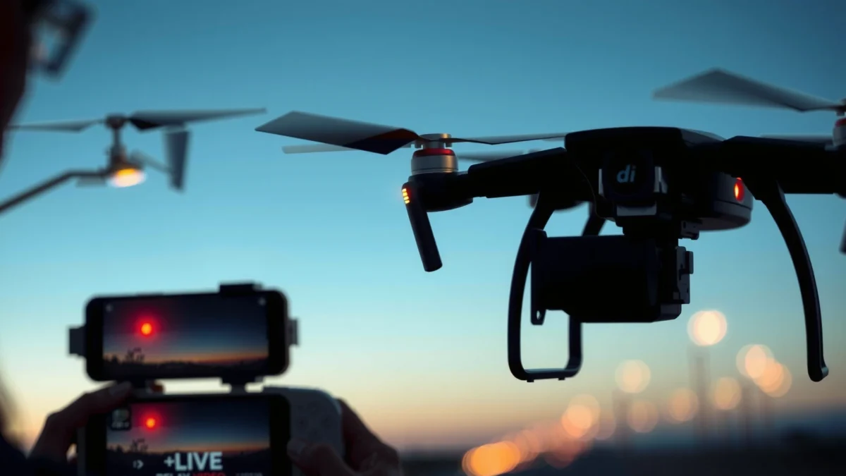 Can a Commercial Drone Relay Live Video?