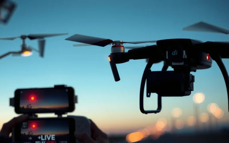 Can a Commercial Drone Relay Live Video?