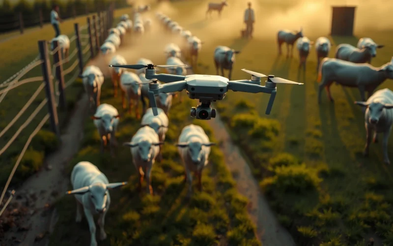 Can a Drone Be Used to Watch Over Livestock?